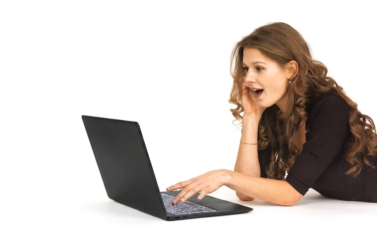 fiberdesk on a laptop