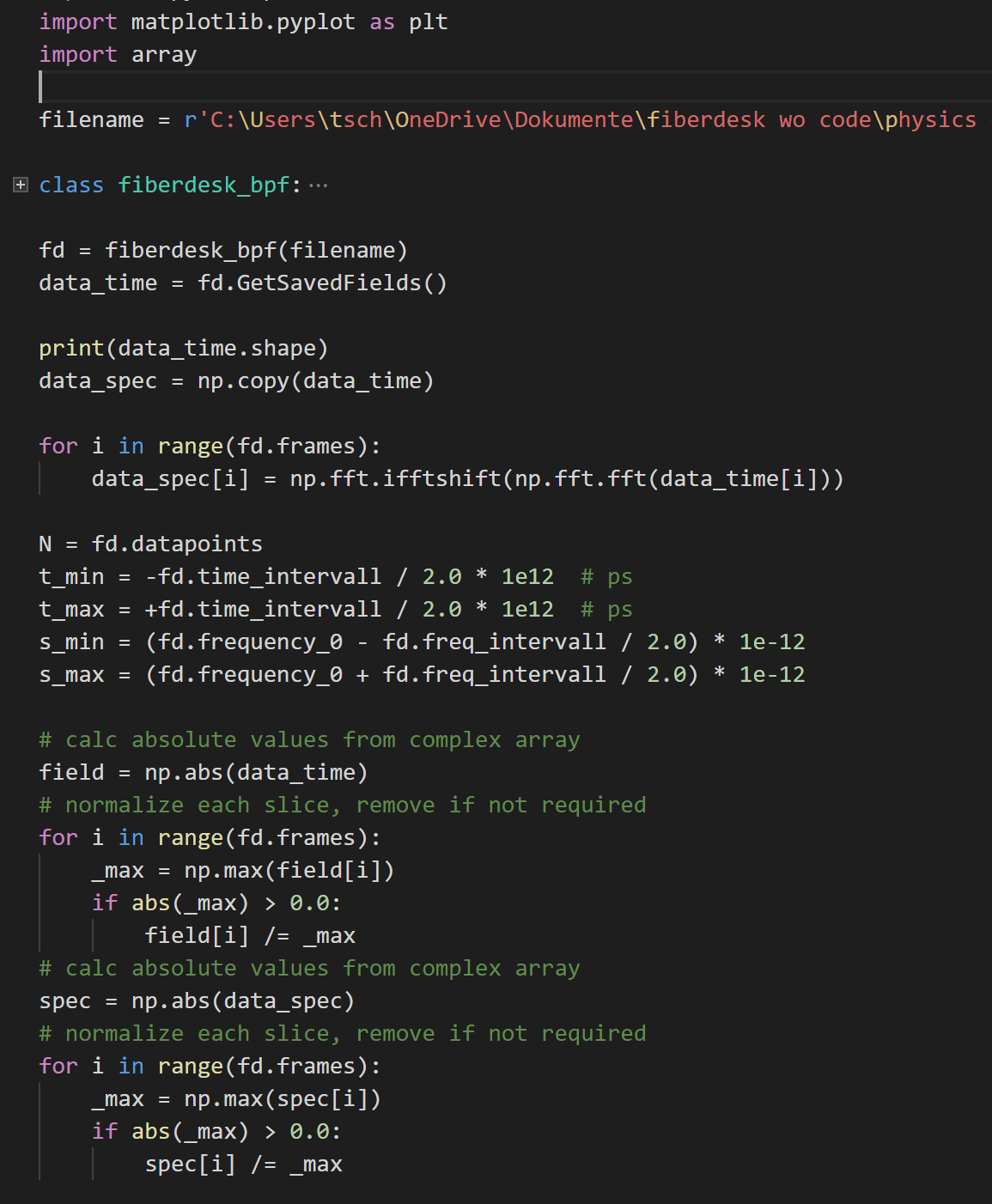A tiny python script, update on fiberdesk 5 &amp; 6 and tutorial